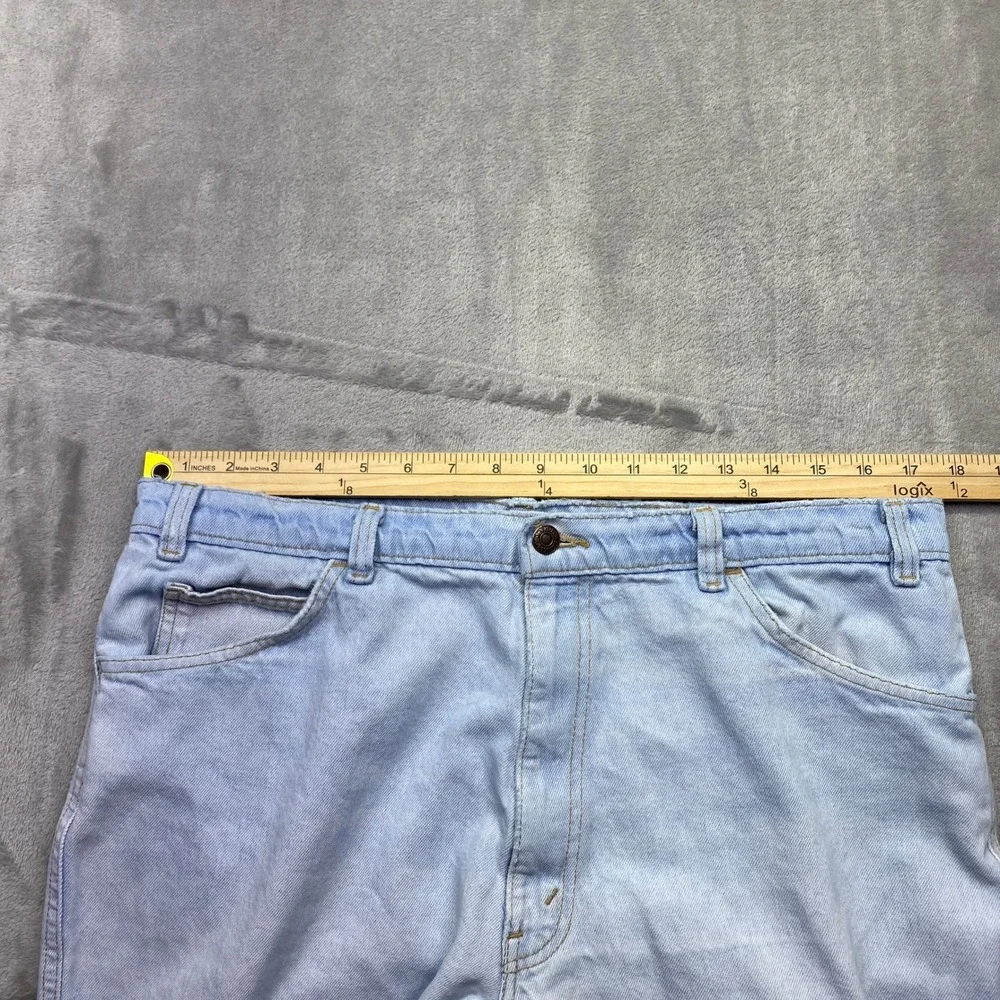 VTG Levi's For Men Light Wash Denim Jeans Western Grunge Sz 38‎ Fits 35